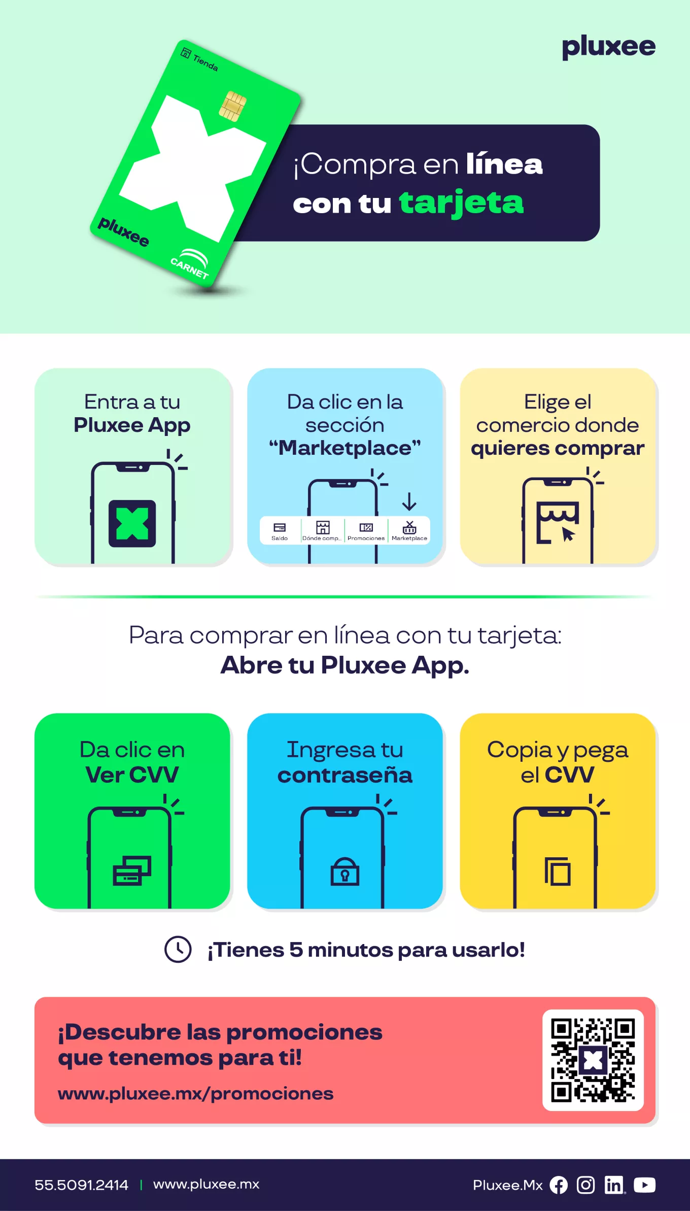 compra en linea con tarjetas pluxee 