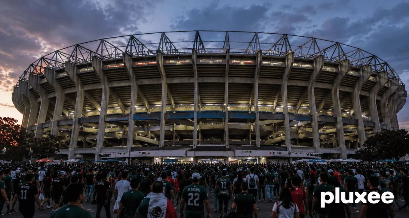 Estadio con multitud
