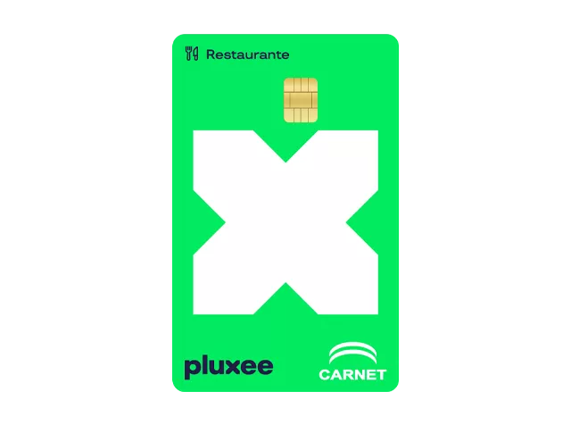 Tarjeta vales de restaurante Pluxee restaurante.