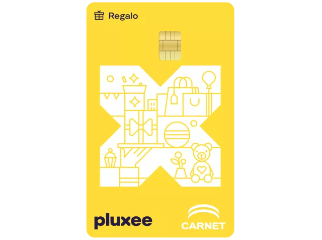 Tarjeta de regalo Pluxee.