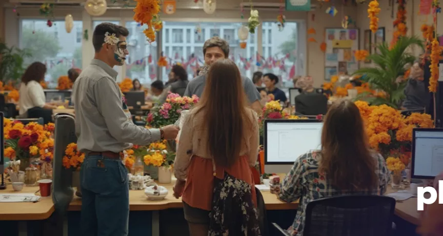 decoracion-dia-de-muertos-oficina