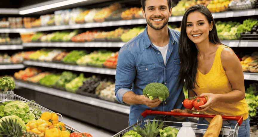 comprar el super pagando con vales