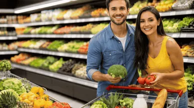 comprar el super pagando con vales